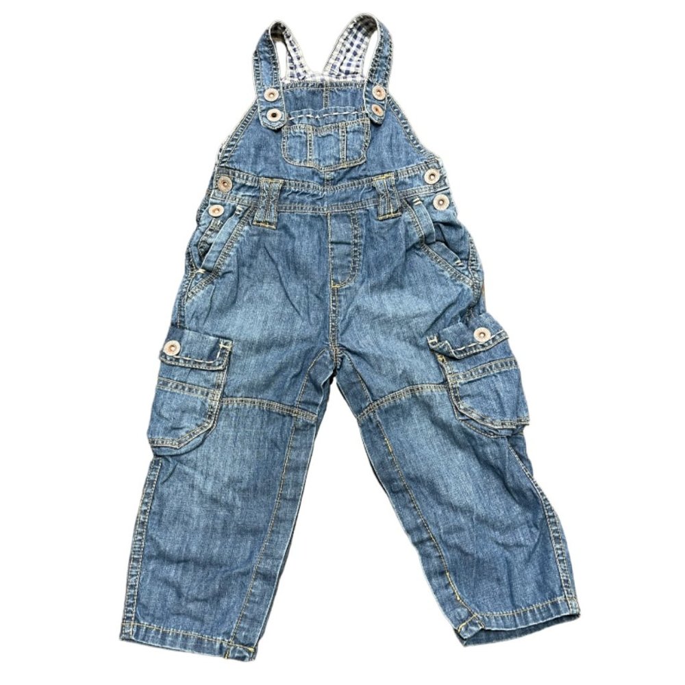 Zara Baby Denim Overalls sz 12-18 months